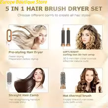 BERLAXIN® – AIR STYLER 5-IN-1 + FREE HEAT PROTECTION SPRAY