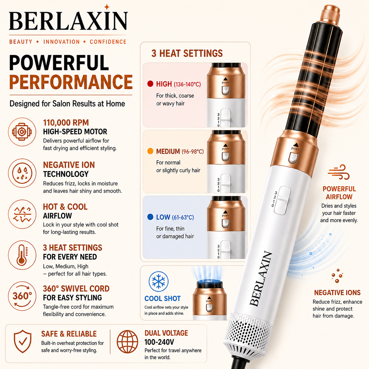 Berlaxin™ AirStyle 5-in-1 Hair Styler