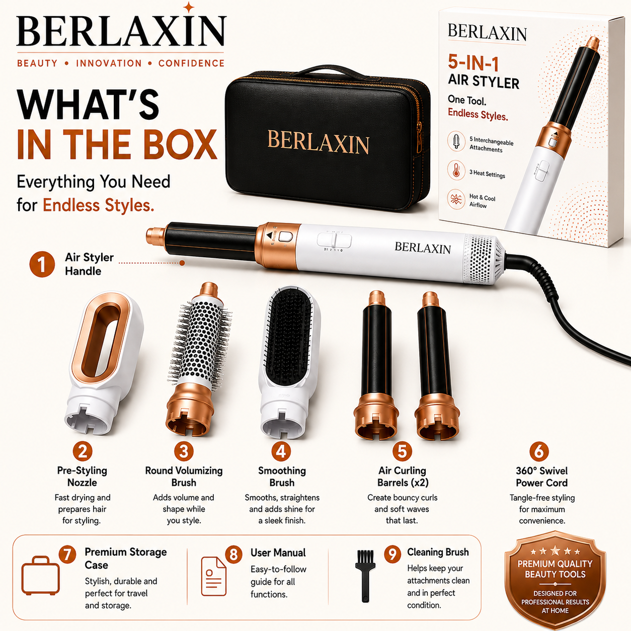 Berlaxin™ AirStyle 5-in-1 Hair Styler