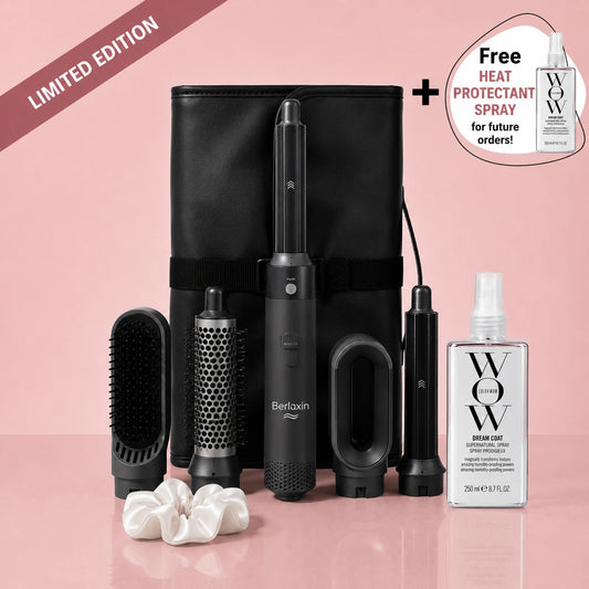 BERLAXIN® – AIR STYLER 5-IN-1 + FREE HEAT PROTECTION SPRAY