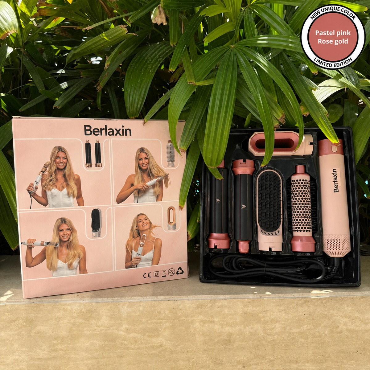 BERLAXIN® 5-IN-1 FÖHNBORSTEL + 3 GRATIS CADEAUS