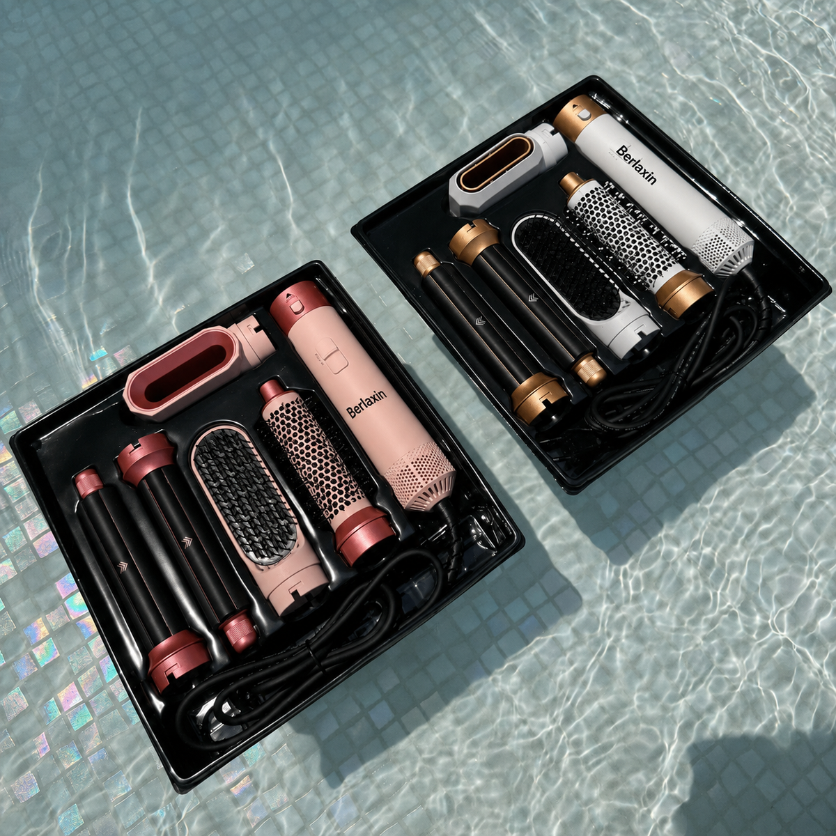 BERLAXIN® 5-IN-1 FÖHNBORSTEL + 3 GRATIS CADEAUS